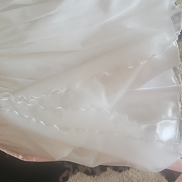 White Girls Dress size 8 - Picture 3 of 4